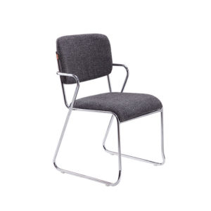 NPS® 8652 Signature Stack Chair, Grey Fabric